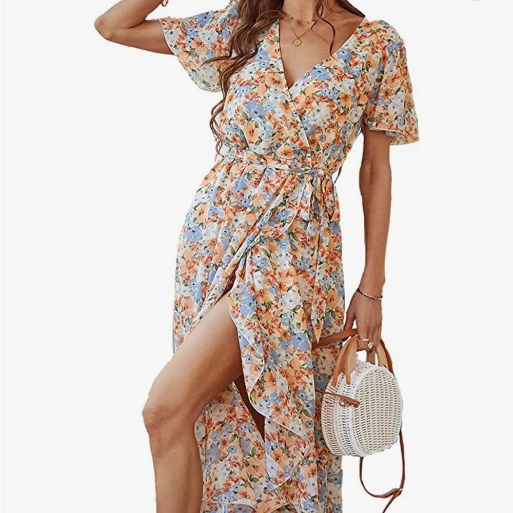 PrettyGarden floral summer dress, size small